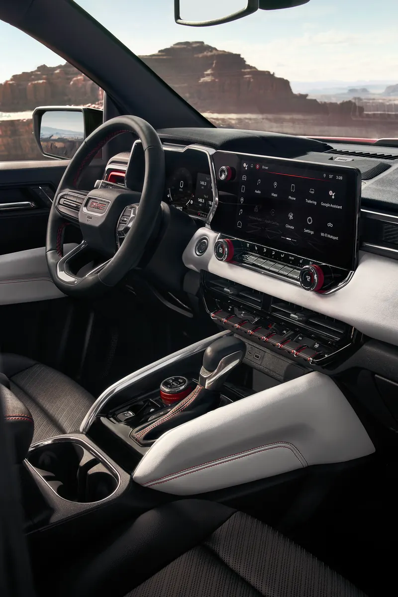 2026 GMC Canyon infotainment system at Growney Motors in RED BLUFF CA